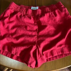Abercrombie & Fitch Linen-Blend Shorts